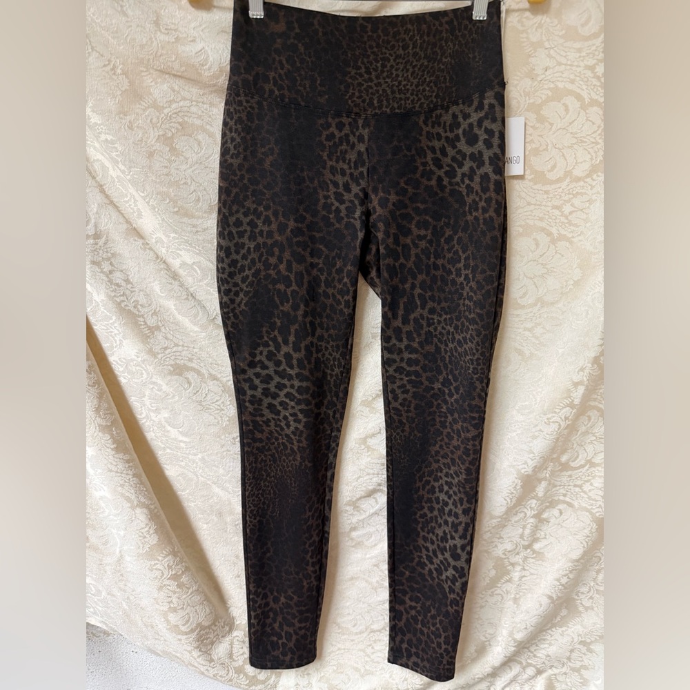 NWT Gustavo Arango Pants in Black/Brown Cheetah Print